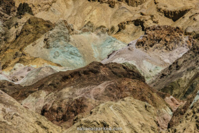 Artist Palette in Death Valley National Park in California