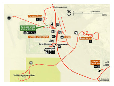 Furnace Creek Detail Map