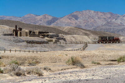 Harmony Borax Worls in Death Valley National Park in California