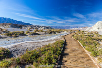 Salt Creek Trail in Death Valley National Park in California