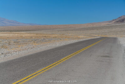 Scotty's Castle Road in Death Valley National Park in California