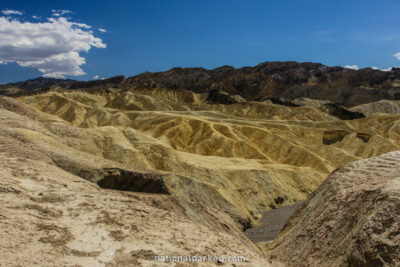 Zabriskie Point in Death Valley National Park in California