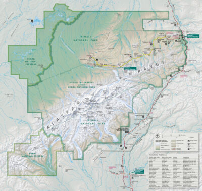 Denali Park Map