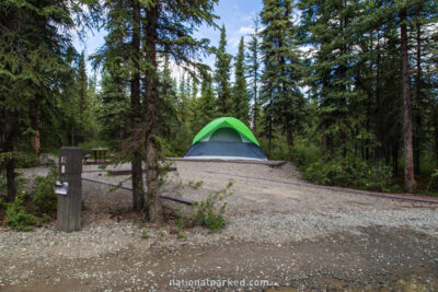 Riley Creek Campground in Denali National Park in Alaska