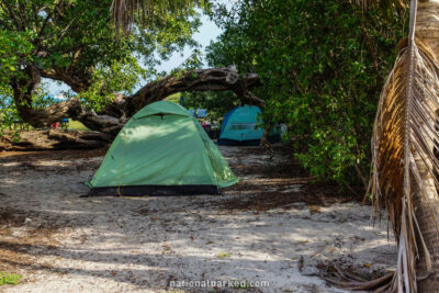 Garden Key Campground in Dry Tortugas National Park in Florida