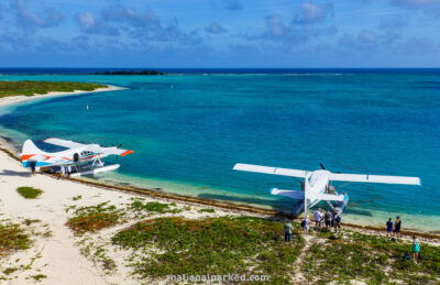 Seaplanes in Dry Tortugas National Park in Florida