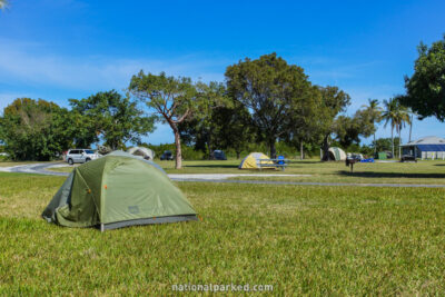 Flamingo Campground in Everglades National Park in Florida