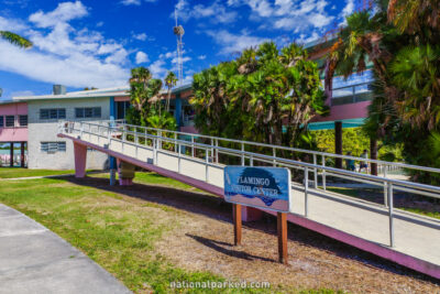 Flamingo Visitor Center in Everglades National Park in Florida