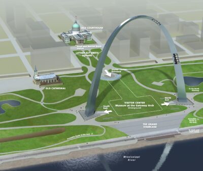 Gateway Arch map