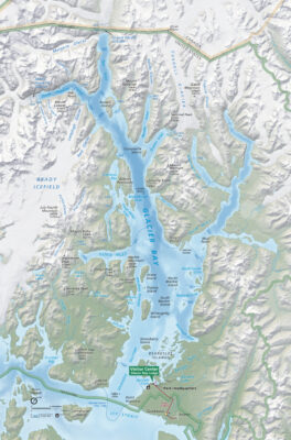Glacier Bay Detail Map