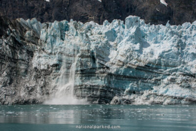 Margerie Glacier in Glacier Bay National Park in Alaska