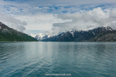 Rendu Inlet in Glacier Bay National Park in Alaska