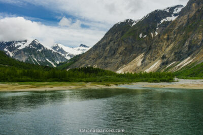 Tidal Inlet in Glacier Bay National Park in Alaska