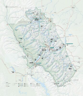 Glacier Park Map