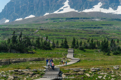 Hidden Lake Trail in Glacier National Park in Montana