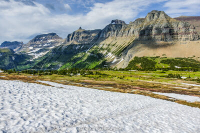 Logan Pass in Glacier National Park in Montana