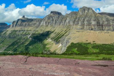 Logan Pass in Glacier National Park in Montana