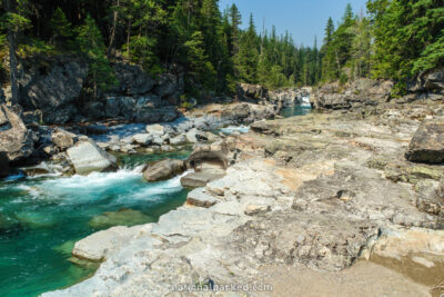 McDonald Creek in Glacier National Park in Montana