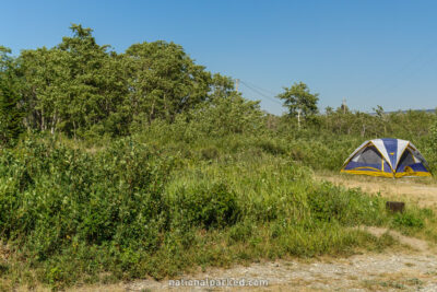 St Mary Campground in Glacier National Park in Montana