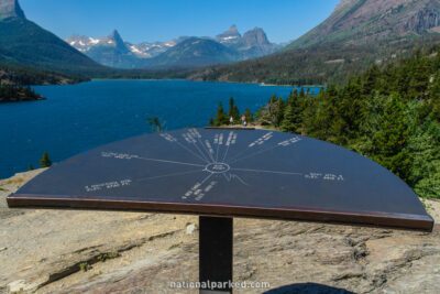 Sun Point Nature Trail in Glacier National Park in Montana