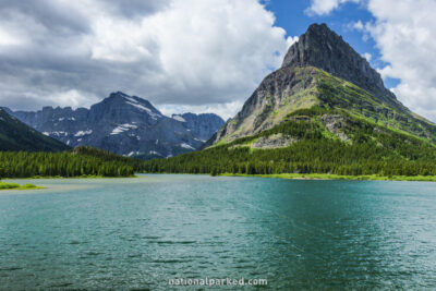 Swiftcurrent Lake in Glacier National Park in Montana
