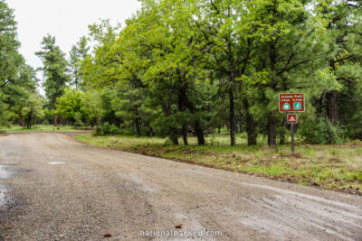 Arizona Trail Road in Grand Canyon National Park in Arizona