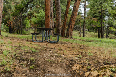 Buggeln Picnic Area in Grand Canyon National Park in Arizona