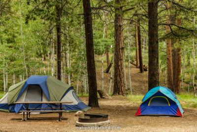 North RIm Campground in Grand Canyon National Park in Arizona