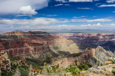 Point Imperial in Grand Canyon National Park in Arizona