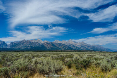 Albright View Turnout in Grand Teton National Park in Wyoming