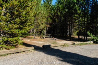 Colter Bay Campground in Grand Teton National Park in Wyoming