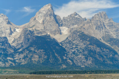 Glacier View Turnout in Grand Teton National Park in Wyoming
