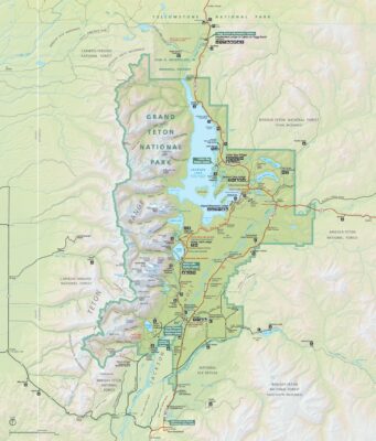 Grand Teton Park Map