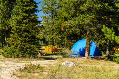 Jenny Lake Campground in Grand Teton National Park in Wyoming