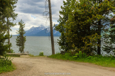 Lakeview Picnic Area in Grand Teton National Park in Wyoming