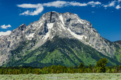 Mount Moran Turnout in Grand Teton National Park in Wyoming