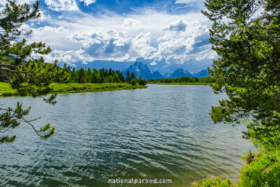 Oxbow Bend Turnout in Grand Teton National Park in Wyoming