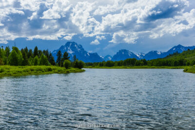 Oxbow Bend Turnout in Grand Teton National Park in Wyoming