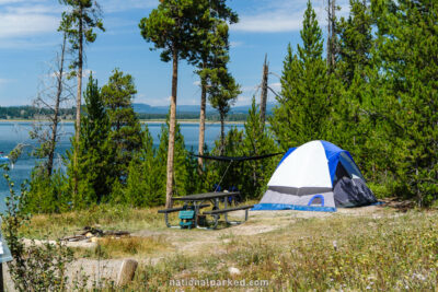 Signal Mountain Campground in Grand Teton National Park in Wyoming