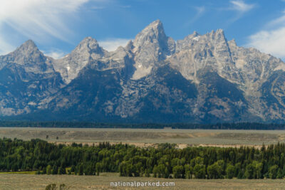 Teton Point Turnout in Grand Teton National Park in Wyoming