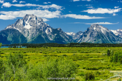 Willow Flats Overlook in Grand Teton National Park in Wyoming