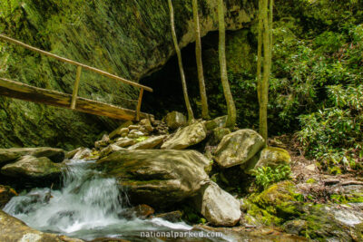 Arch Rock in Great Smoky Mountains National Park in Tennessee