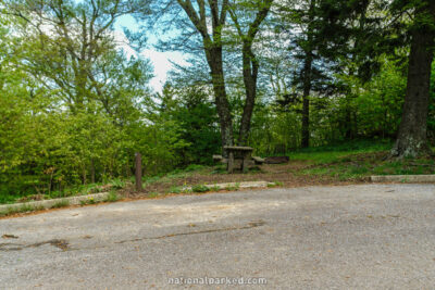 Balsam Mountain Campground in Great Smoky Mountains National Park in North Carolina