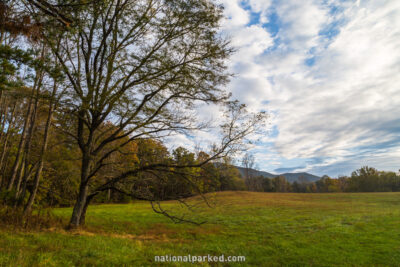 Cades Cove in Great Smoky Mountains National Park in Tennessee