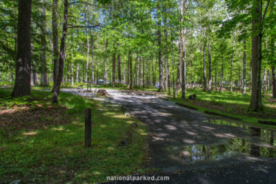 Cades Cove Campground in Great Smoky Mountains National Park in Tennessee