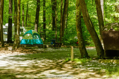 Cataloochee Campground in Great Smoky Mountains National Park in North Carolina