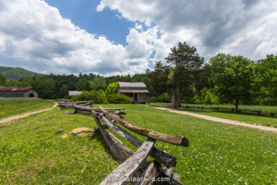 Dan Lawson Place in Cades Cove in Great Smoky Mountains National Park in Tennessee