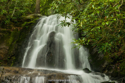 Laurel Falls in Great Smoky Mountains National Park in Tennessee