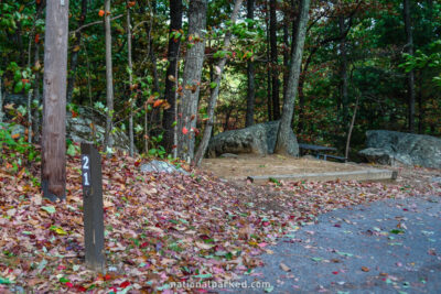 Look Rock Campground in Great Smoky Mountains National Park in Tennessee