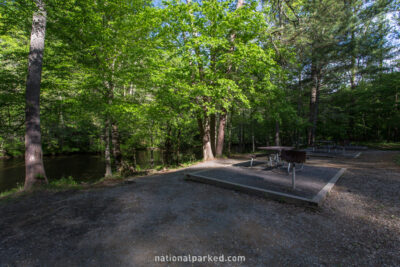 Metcalf Bottoms Picnic Area in Great Smoky Mountains National Park in Tennessee